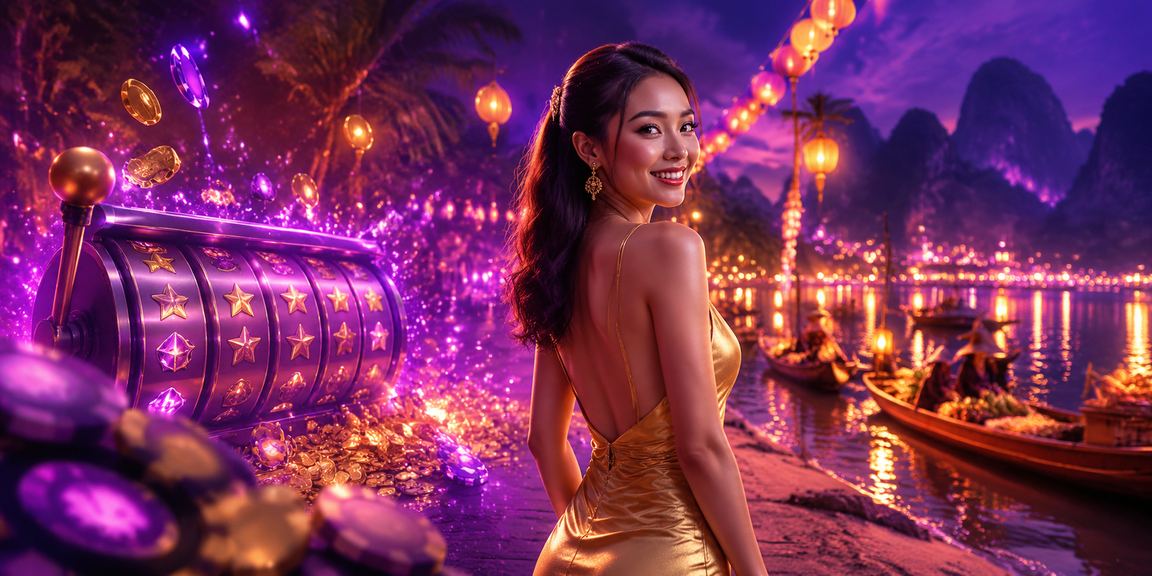 Màn hình slot game đèn neon tại Ninh Bình thể hiện không khí cá cược sôi động